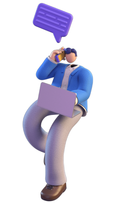 Man on the phone