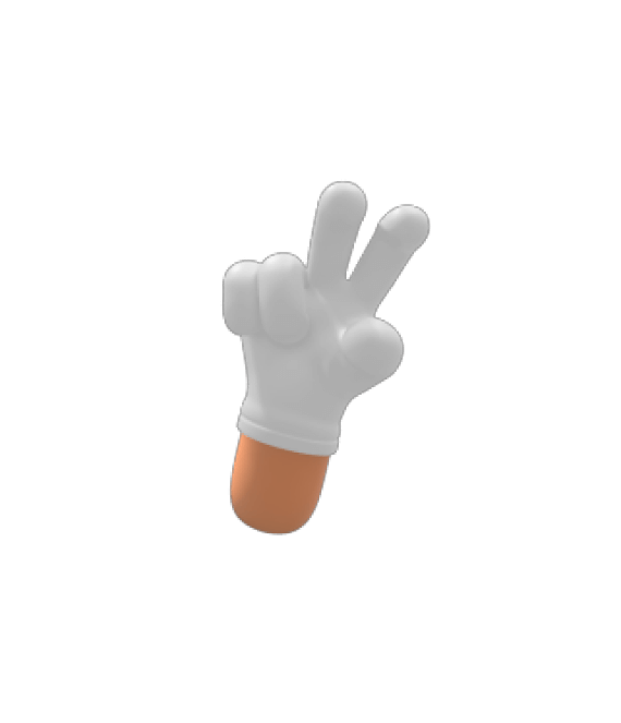 teo fingers victory sign