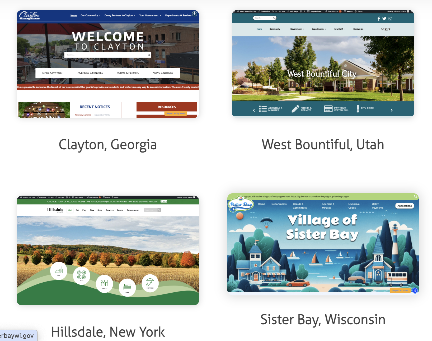 Website collage
