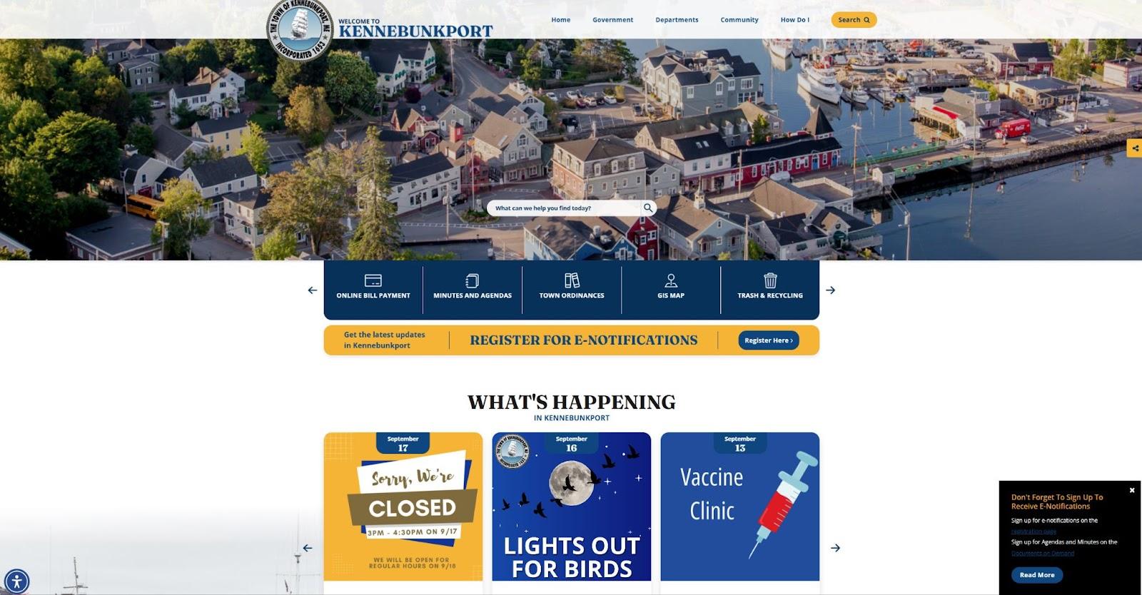 Kennebunkport's official website